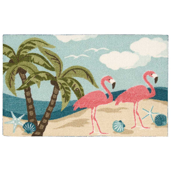 Bay Isle Home Rockville Graphic Print Area Rug in Blue Pink Wayfair